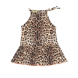 4Giveness Kids Leopard Print Dress for Baby Girls