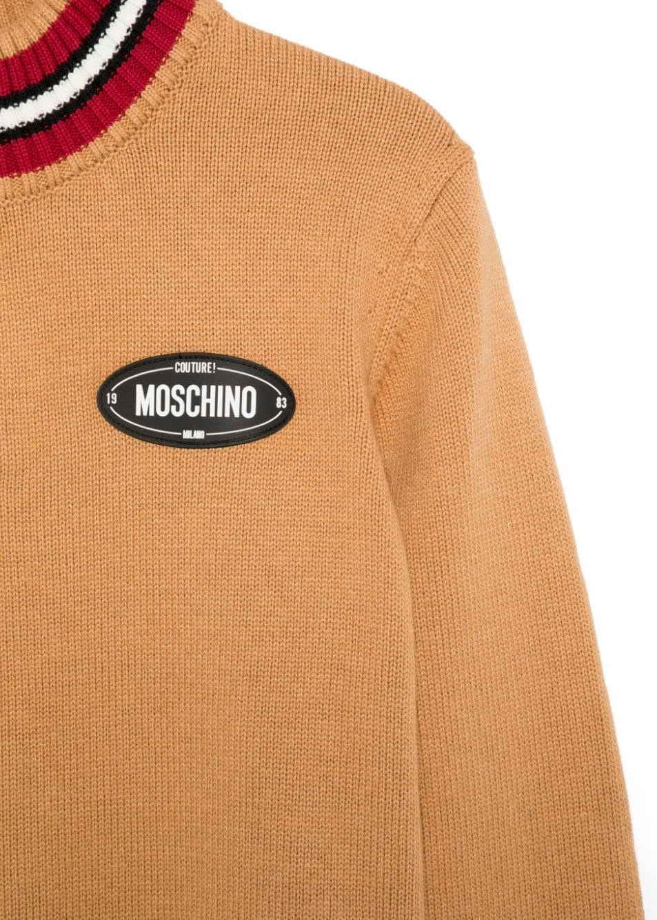 Moschino Kids Maglione Cammello per Bambini