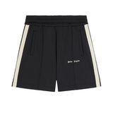 Palm Angels Kids Short Nero con Logo per Bambini