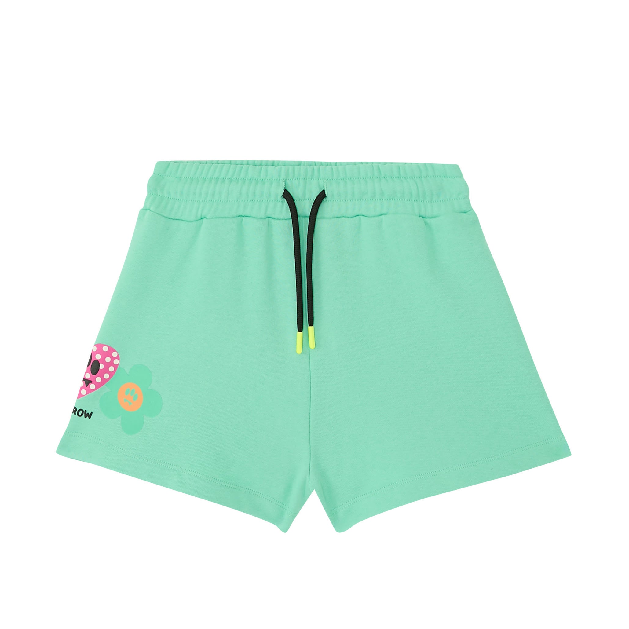 Barrow Kids Short Menta con Stampe per Bambine