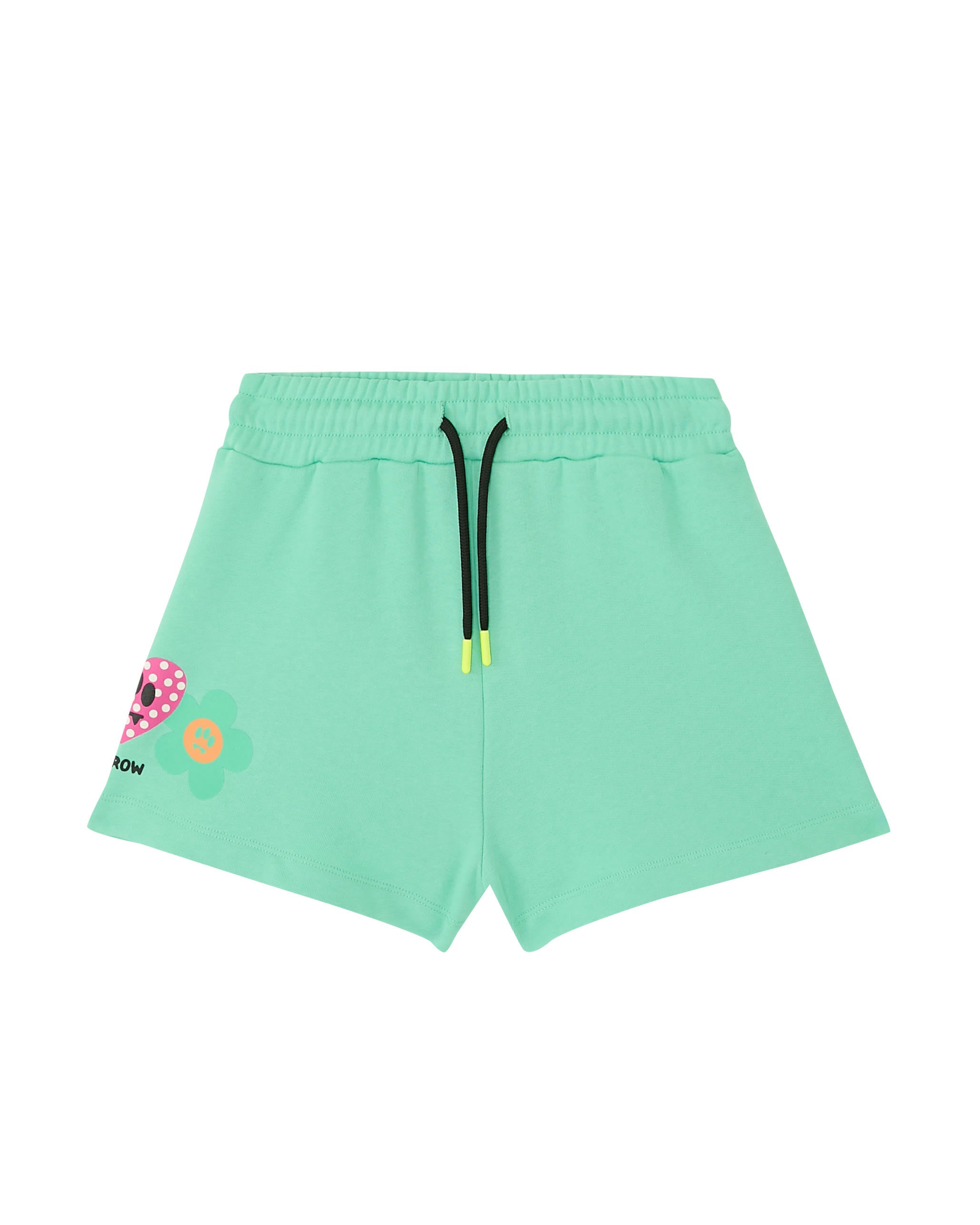 Barrow Kids Short Menta con Stampe per Bambine