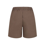 MSGM Kids Bermuda Parachute Marrone per Bambini (retro)