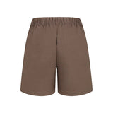 MSGM Kids Bermuda Parachute Marrone per Bambini (retro)