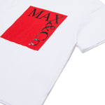 Max & Co Kids T-Shirt Bianca con Logo per Bambine (dettaglio)