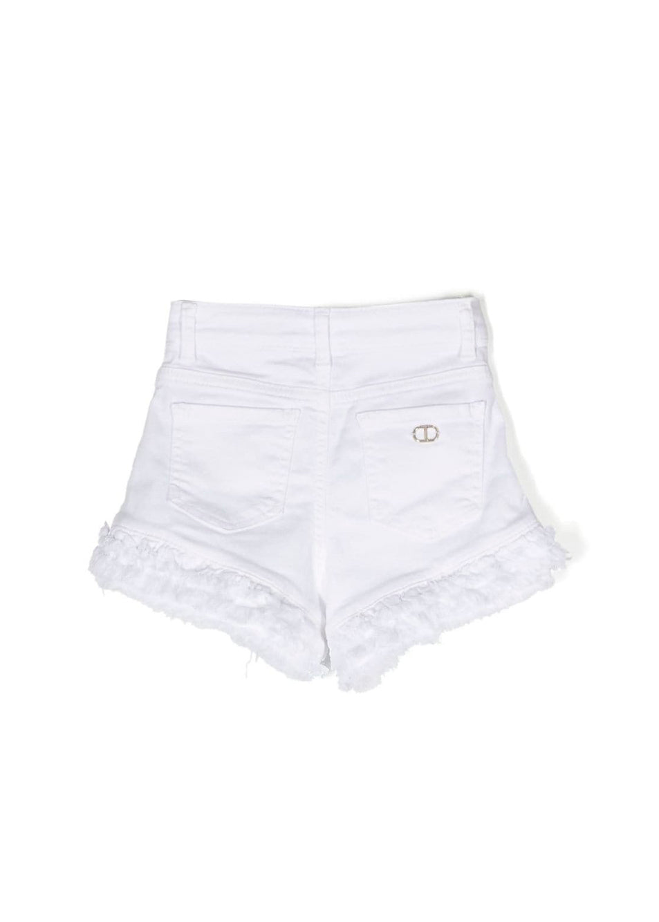 Twinset Kids Short Bianco per Bambine(RETRO)