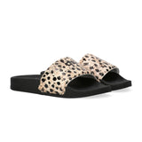 Elisabetta Franchi La Mia Bambina Ciabatte Animalier con Logo per Bambine