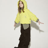 Barrow Kids Felpa con Cappuccio Logo Di Strass per Bambine