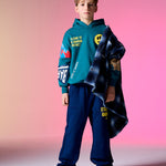 Barrow Kids Pantalone di Tuta Blu per Bambini