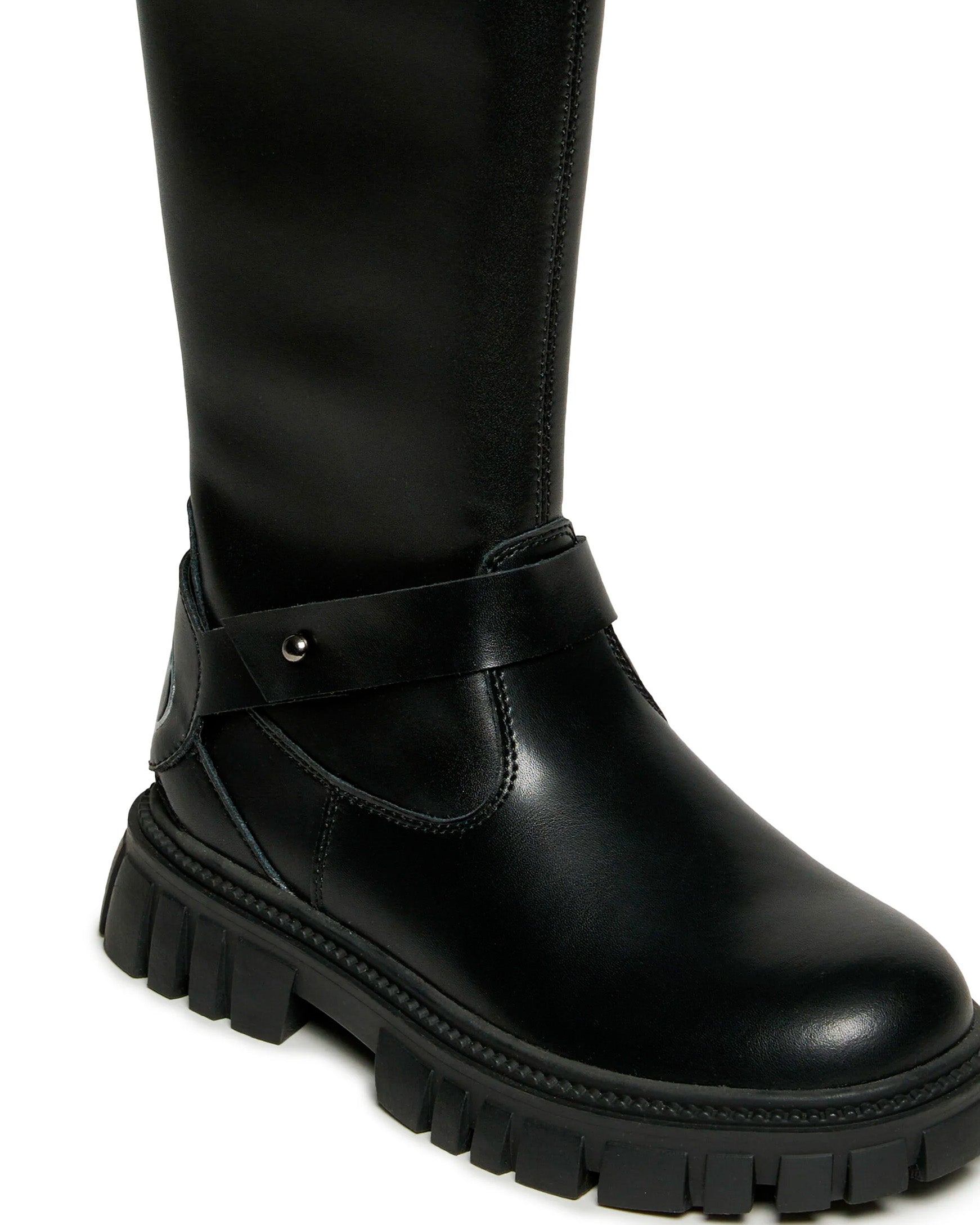 Diesel Kids Stivale Nero Lucido per Bambine