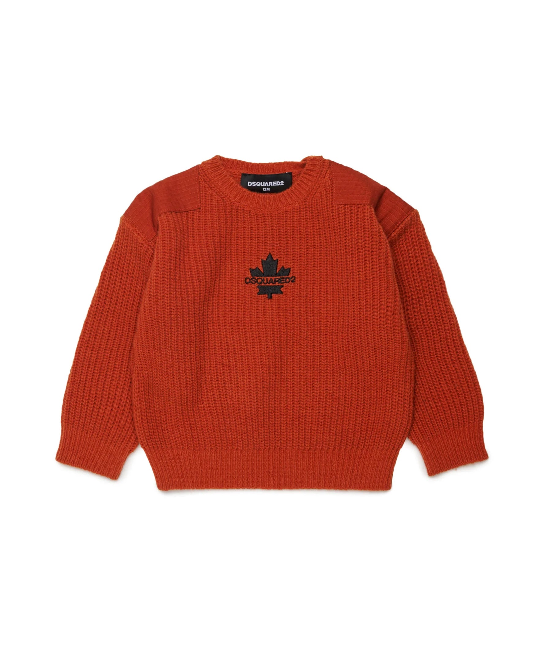 Dsquared2 Kids Maglione Terracotta con Logo per Unisex