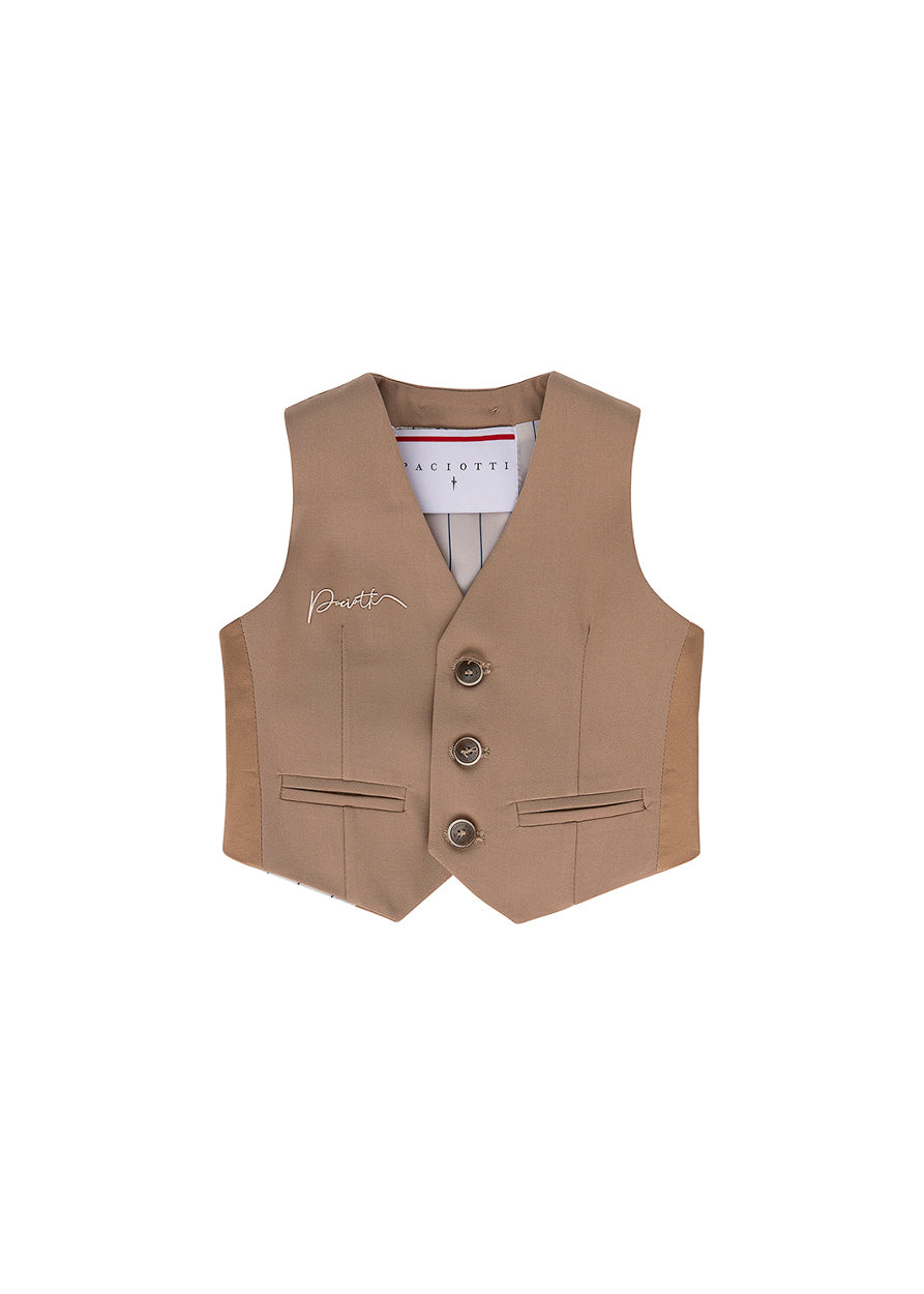 Cesare Paciotti Gilet Biscotto per Neonati