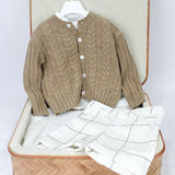 Le Coconne Completo Bianco/Sabbia per Neonati