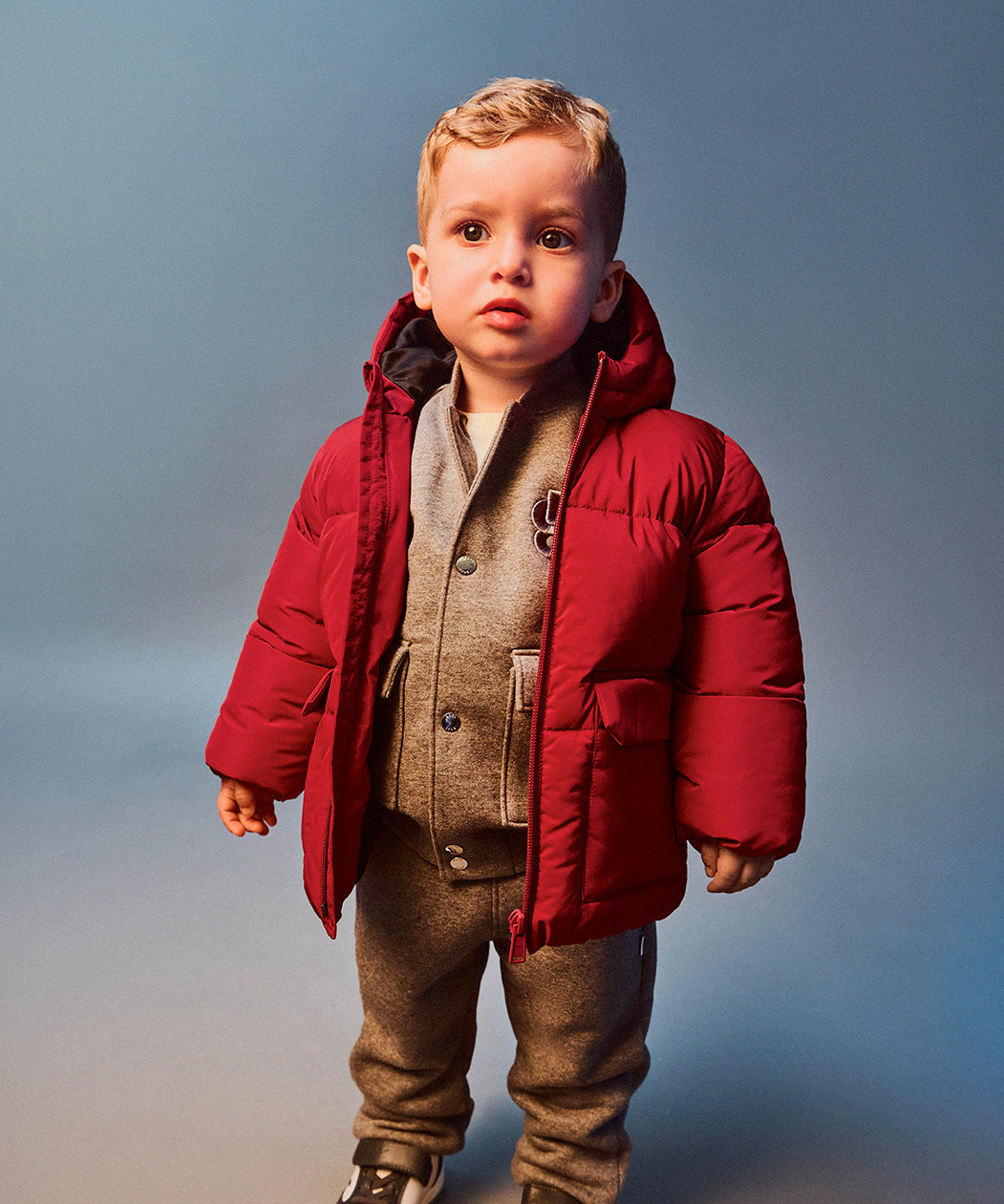 Boss Kids Giubbino Bordeaux Imbottito per Neonati