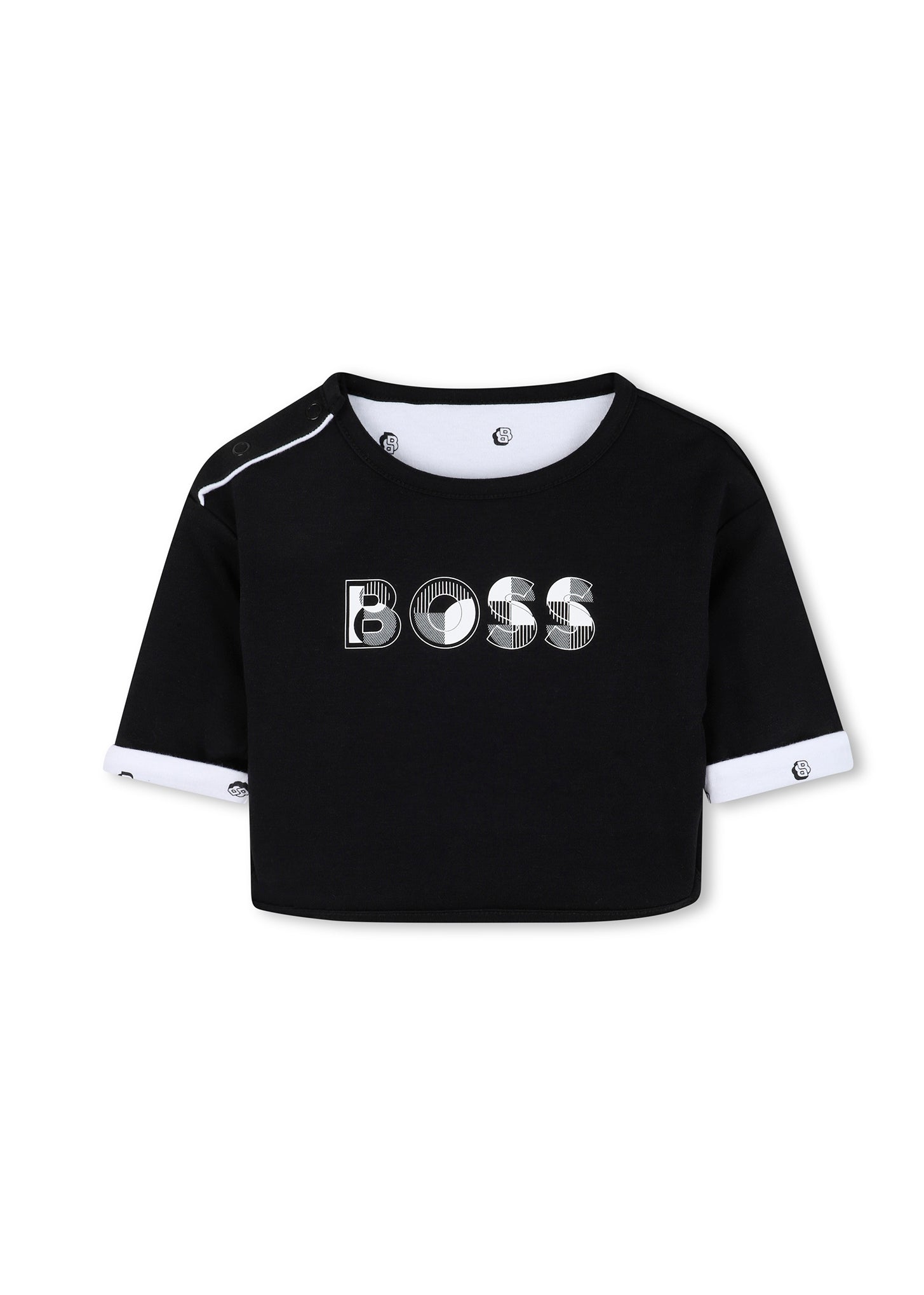 Boss Kids Completo 2 T-shirt+ 2 Pantalone per Neonati