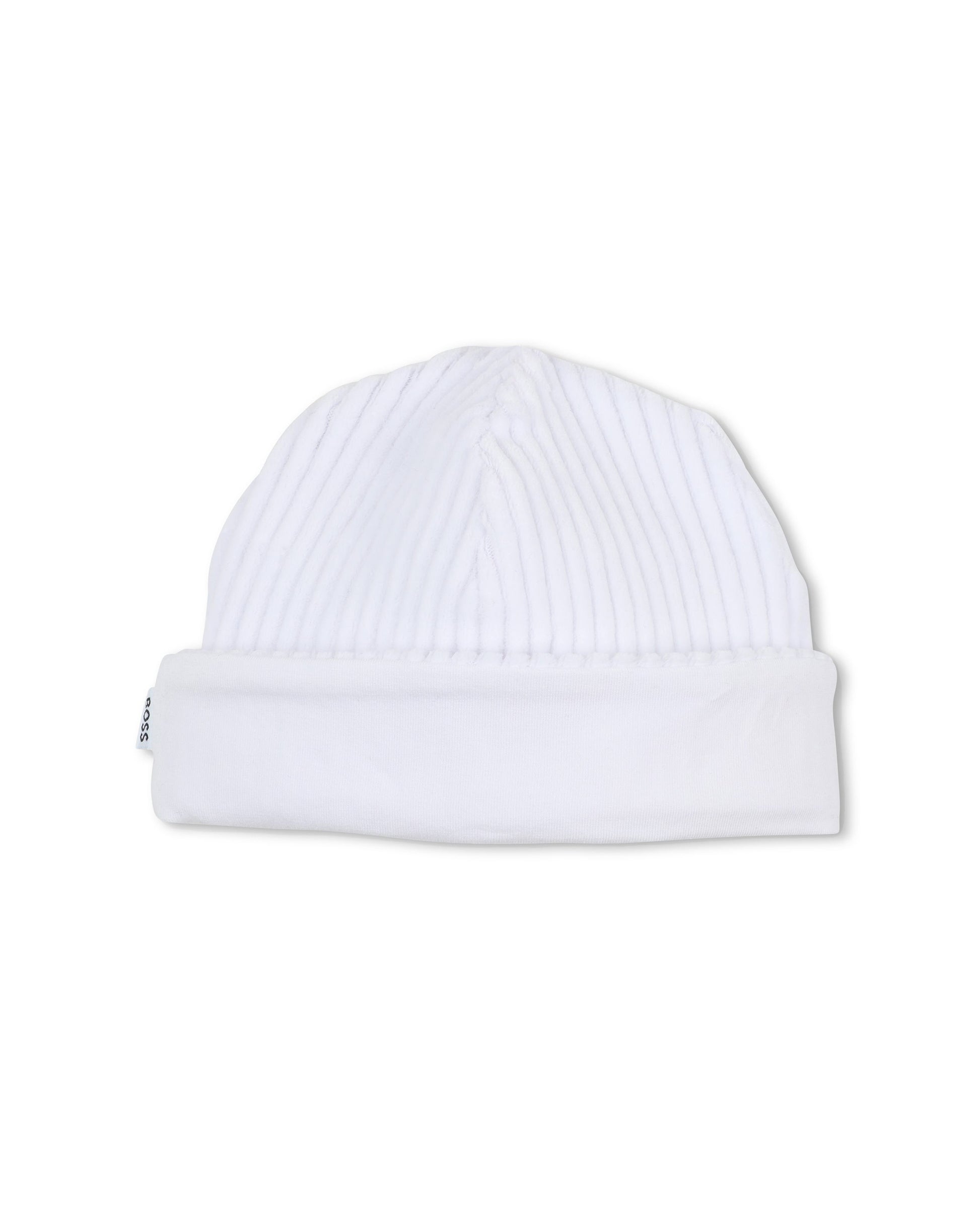BOSS Kids Tutina + Cappello Bianco in Cotone per neonato