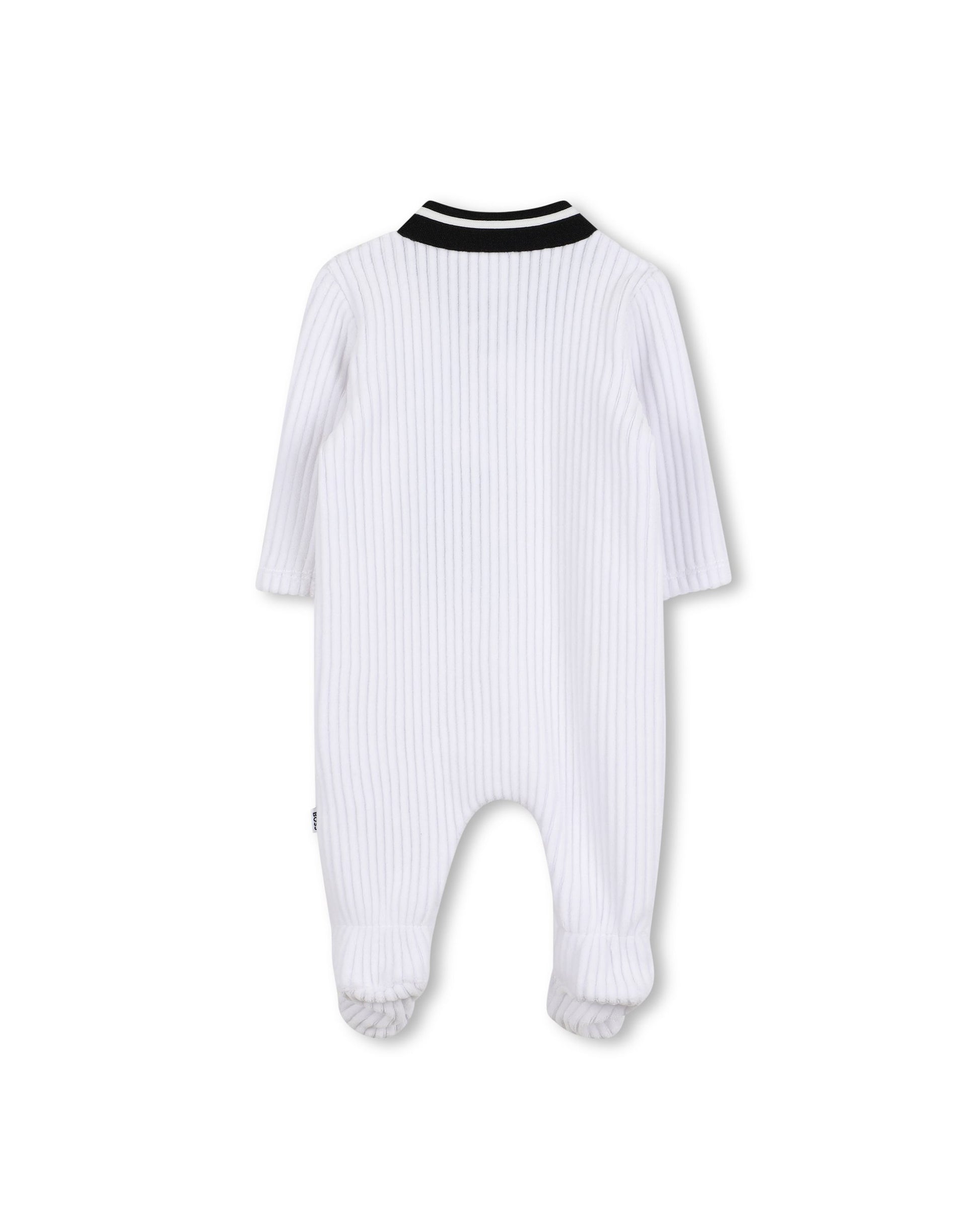 BOSS Kids Tutina + Cappello Bianco in Cotone per neonato