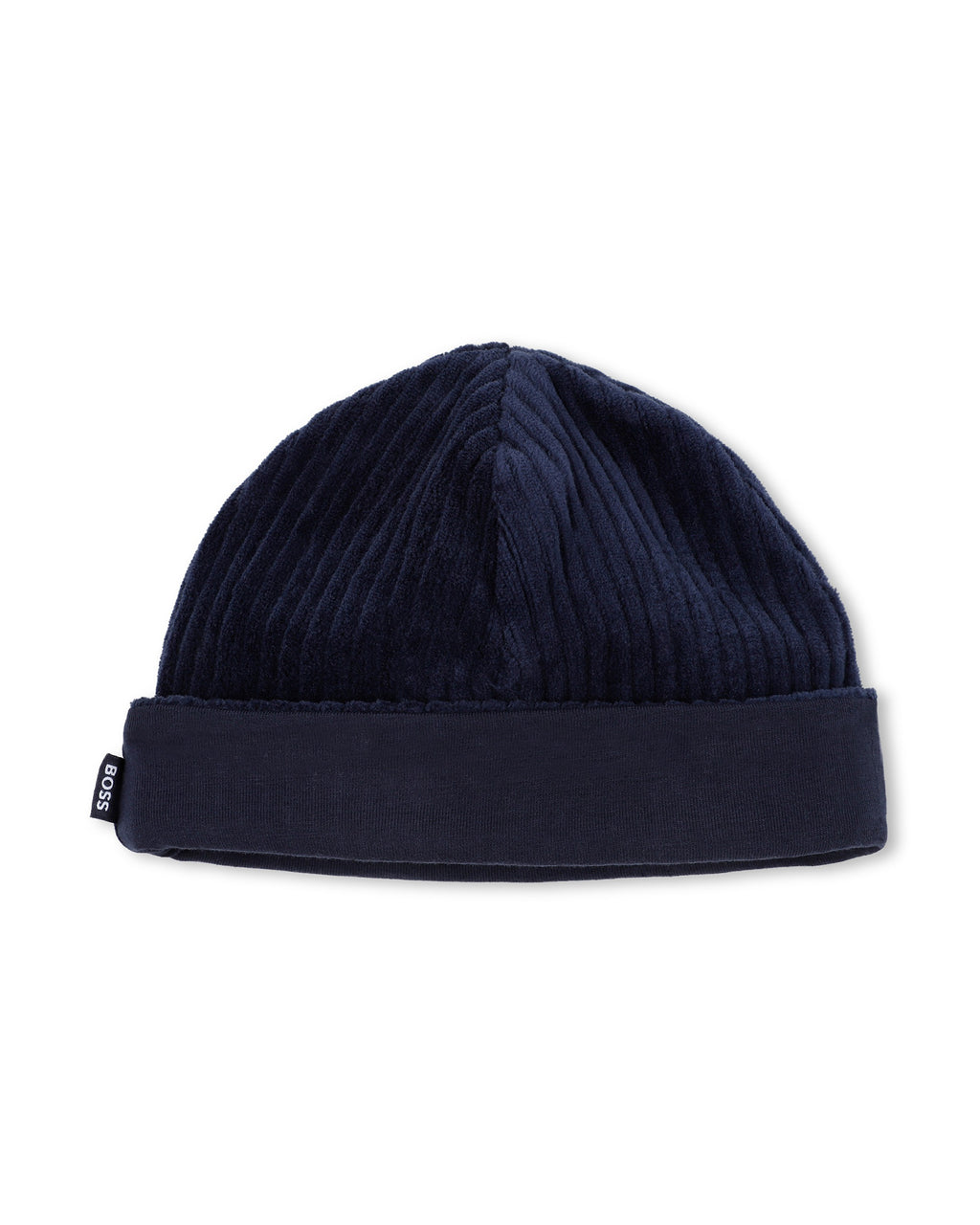 Boss Kids Tutina + Cappello Navy in Cotone per Neonati