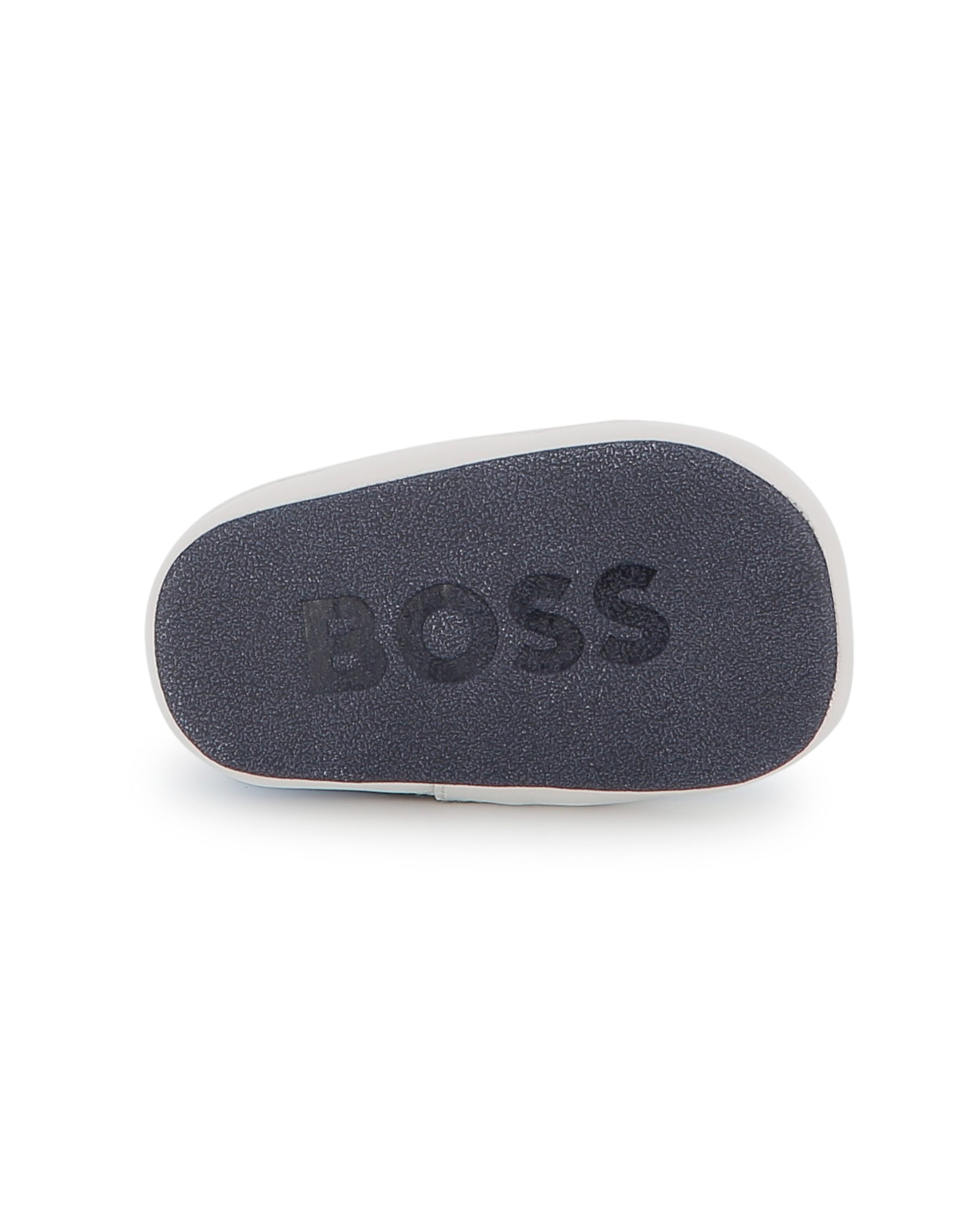 Boss Kids Scarpette Marine con Scritta per Neonati