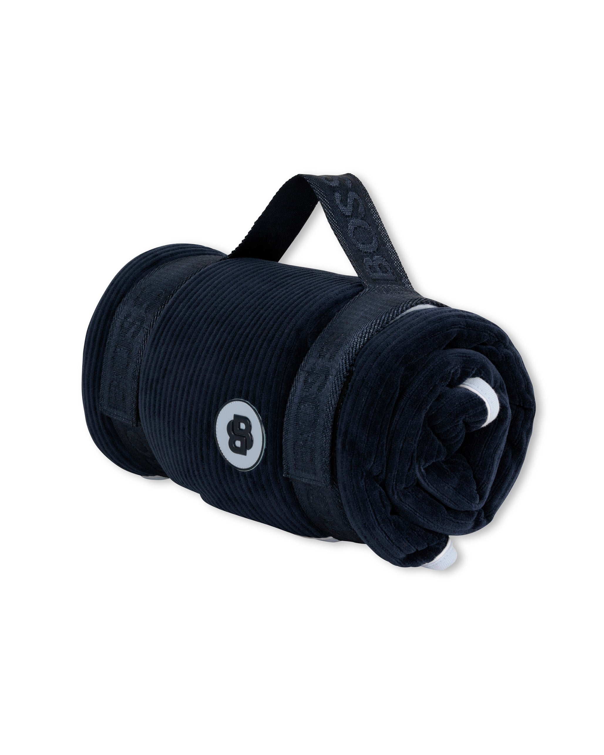 Boss Kids Coperta Navy con Logo per Neonati