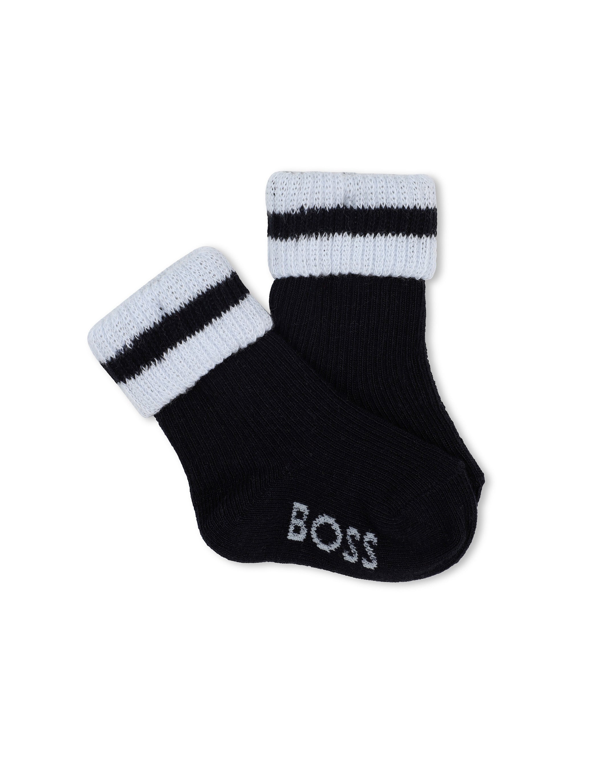 Boss Kids Set Calzini Nero/Celeste/Bianco per Neonati