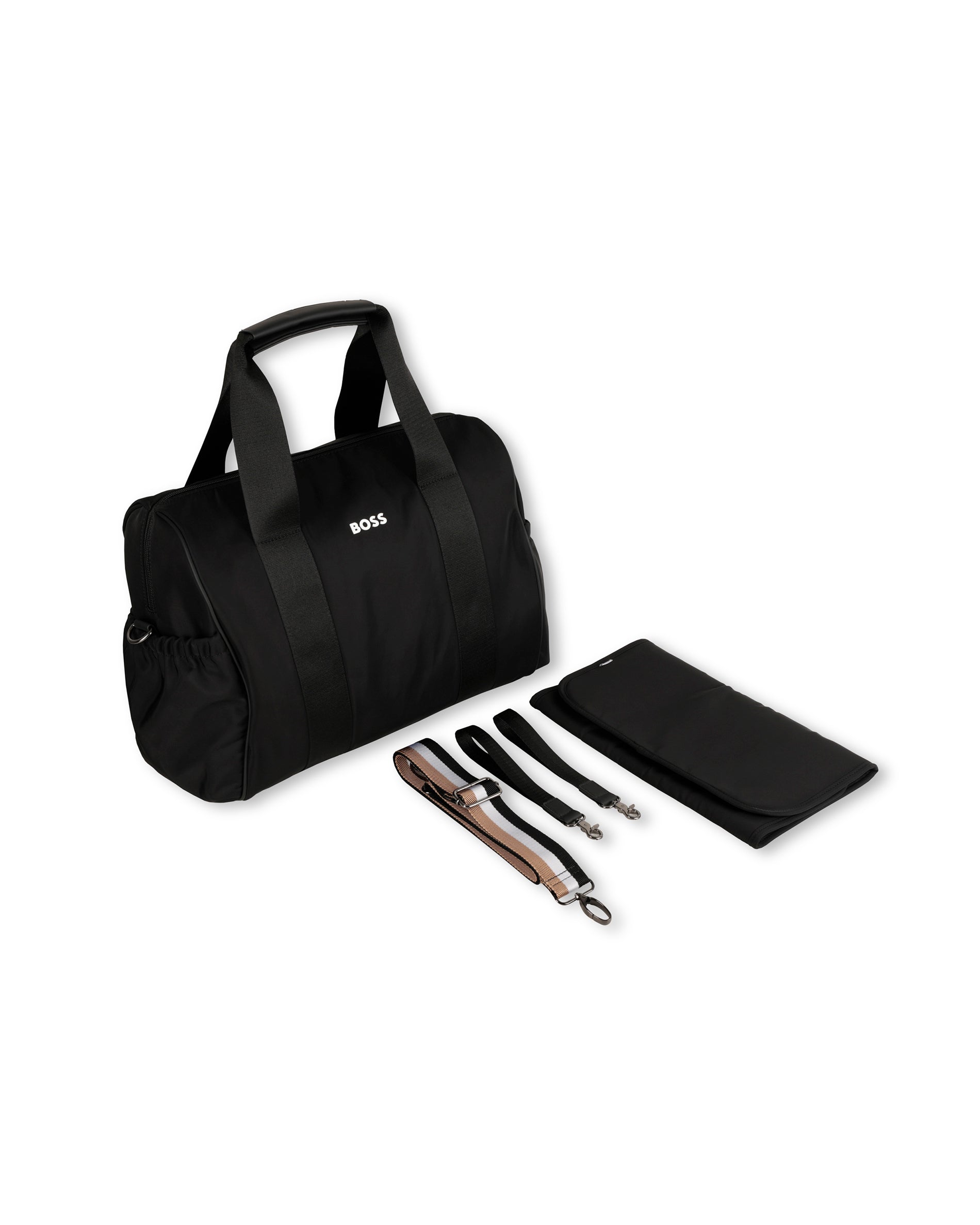 Boss Kids Borsa Mamme Nera con Fasciatoio