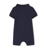 Boss Kids Tutina Blu Marine con Logo per Neonati