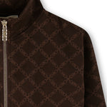 Michael Kors Kids Cardigan Marrone con Zip per Bambine
