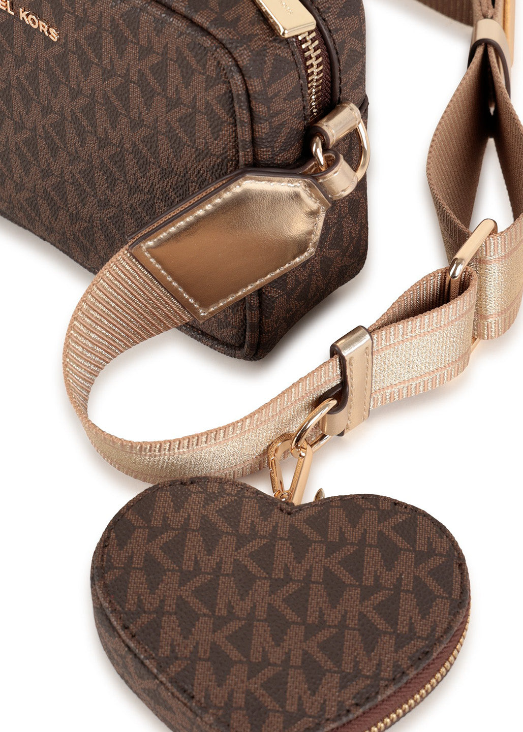 Michael Kors Kids Borsa con Tracolla con stampa MK per Bambine