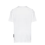 John Richmond Kids T-Shirt Bianco con Ricamo per Bambini