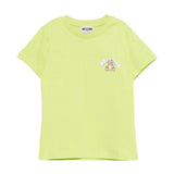 Moschino Kids T-shirt Verde con Teddy Bear per Bambini