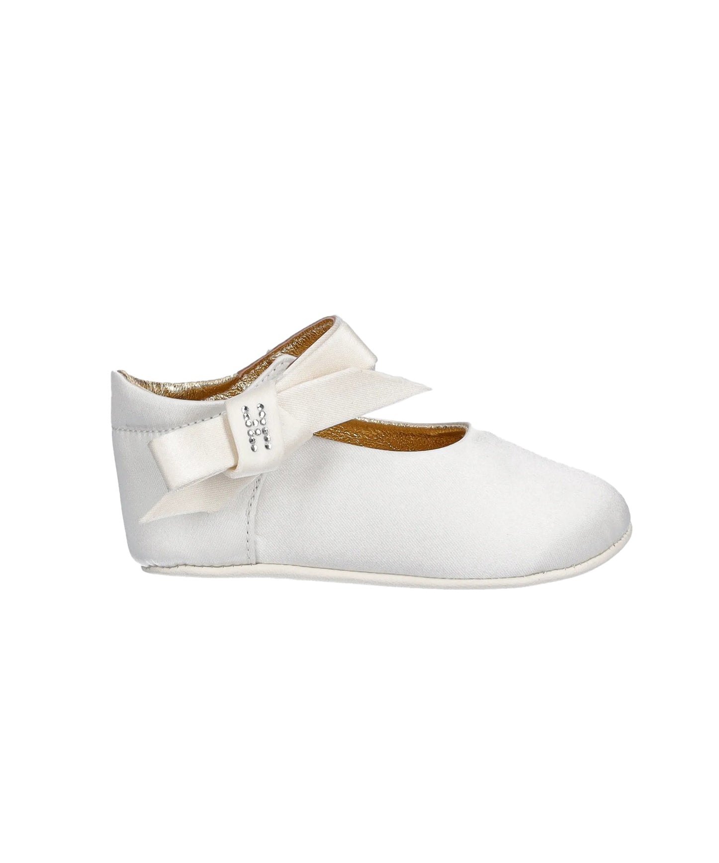 Elisabetta Franchi La Mia Bambina Ballerina Avorio con Fiocco per Neonate