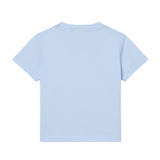 Lacoste Kids T-Shirt Celeste con Ricamo Logo Unisex