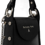 Patrizia Pepe Borsa Nera in Pelle per Bambine (dettaglio)