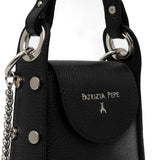 Patrizia Pepe Borsa Nera in Pelle per Bambine (dettaglio)