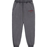 Iceberg Kids Pantaloni Joggers Piombo con Logo in Rilievo per Bambini