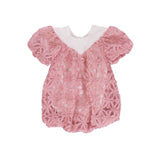 Cocò et Mamà Pink Mimosa Dress for Baby Girls