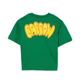 Barrow Kids T-Shirt Verde con Stampa Logo per Bambini