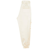 Patrizia Pepe Ivory Satin Trousers for Girls