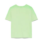 MSGM Kids T-shirt Verde Degrade per Bambini (retro)