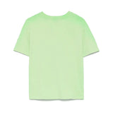 MSGM Kids T-shirt Verde Degrade per Bambini (retro)