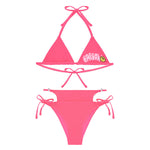 Barrow Kids Costume Bikini Fucsia con Logo per Bambine