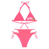Barrow Kids Costume Bikini Fucsia con Logo per Bambine