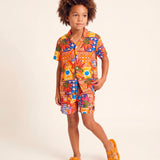 F**K Kids Patterned Shirt for Children