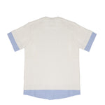 I'M Brian Kids T-Shirt Bianco con Inserto Camicia per Bambini
