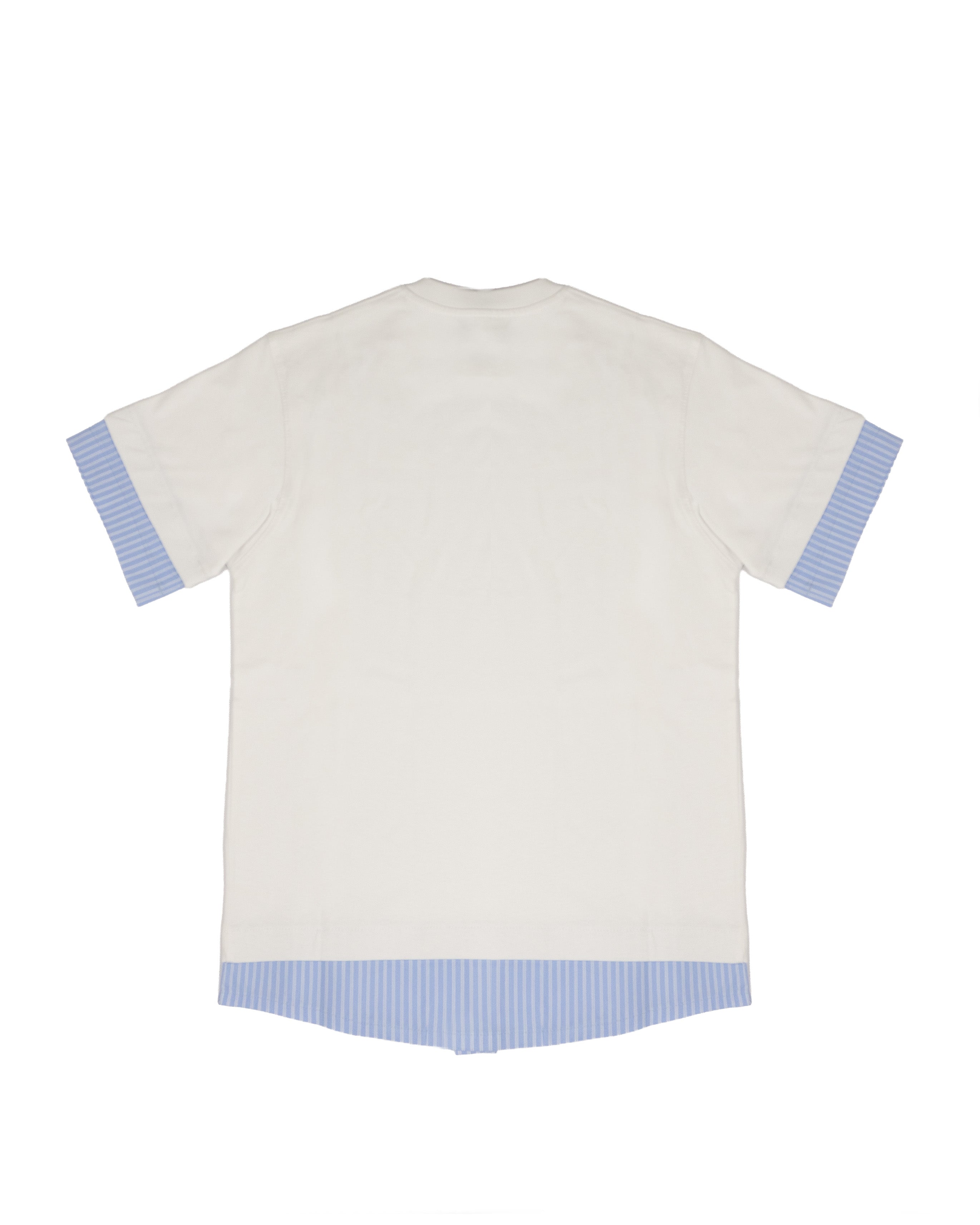I'M Brian Kids T-Shirt Bianco con Inserto Camicia per Bambini