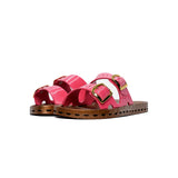 Sensi Kids Prestige Raspberry Double Band Sandal for Girls