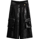 Pinko Kids Pantalone Tasconato con Pailettes e Charm per Bambine