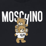 Moschino Kids Black T-shirt with Teddy Print