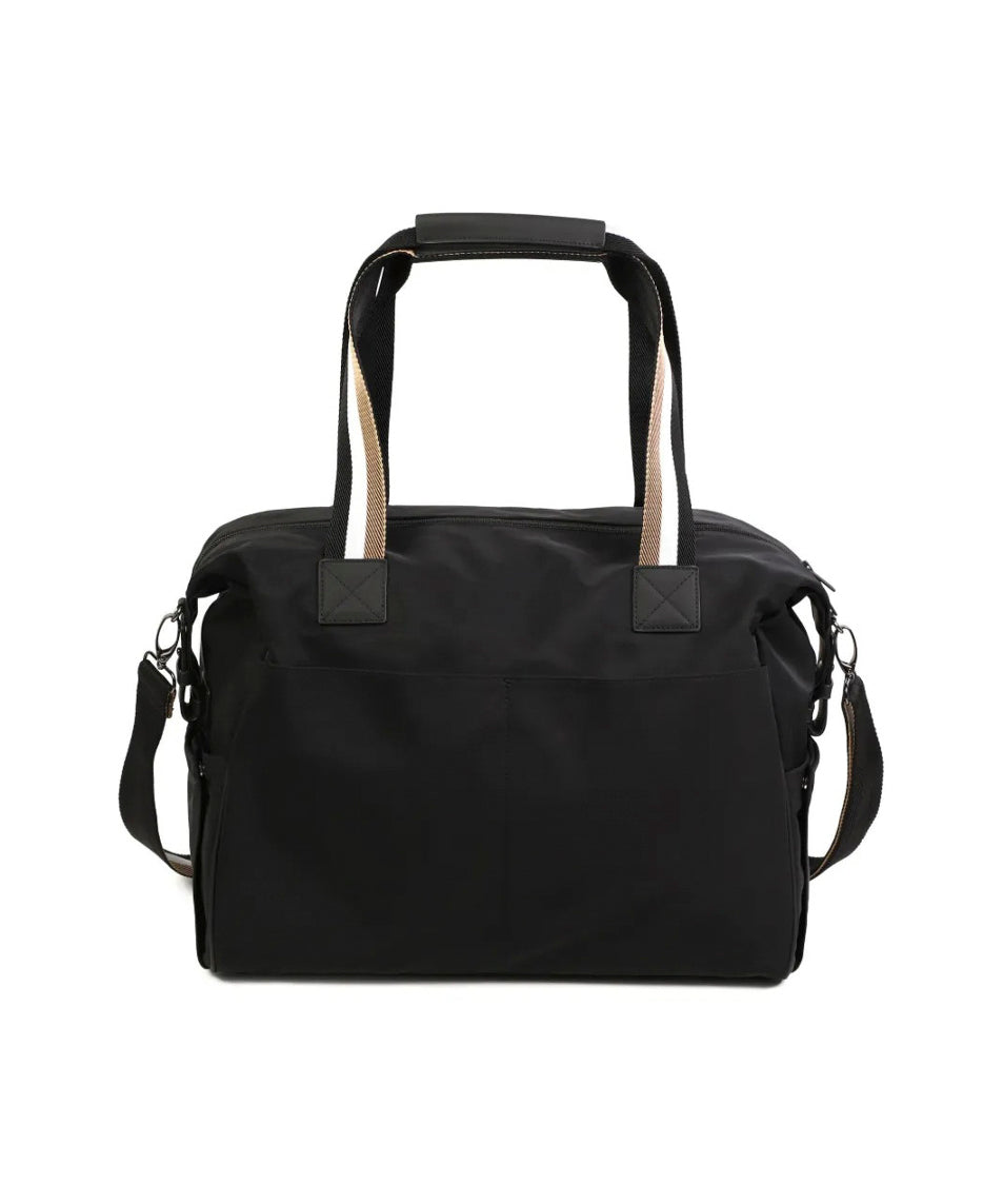 Boss Kids Borsa Mamma Nera con Fasciatoio per Neonati