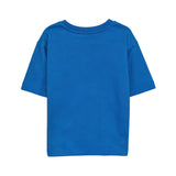 Moschino Kids T-shirt Blu con Logo Teddy Bear per Bambini